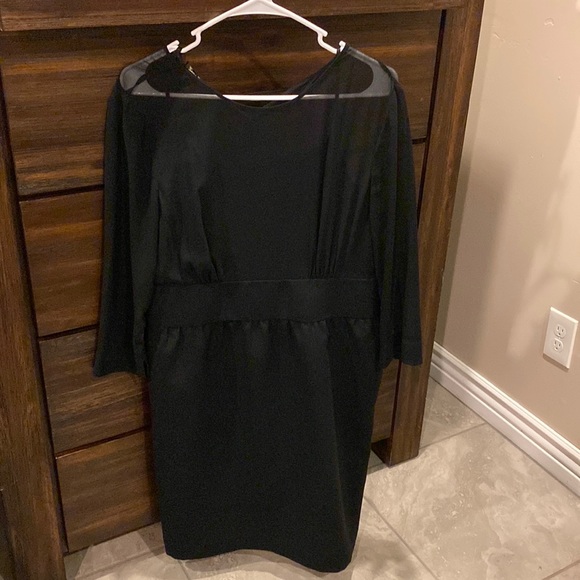 Talbots Dresses & Skirts - POCKETS! Classic & Chic Talbots 3/4 Sleeve LBD + Satin Lining & Sheer Bodice 14P